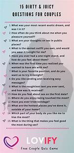 A Guide to Juicy Dirty Questions