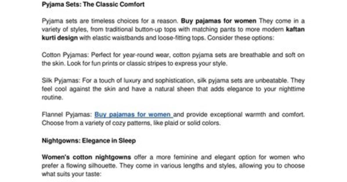 A Guide to Style and Comfort