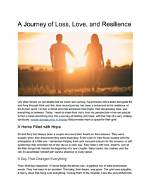 A Journey into Love, Loss, and Resilience