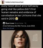 Anne Hathaway: the Cannibal Rumor Unveiled