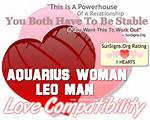 Aquarius Woman and Leo Man - a Powerhouse of a Relationship