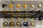Are Football Helmets Painted Every Week