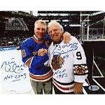 Bobby Hull and Brett Hull