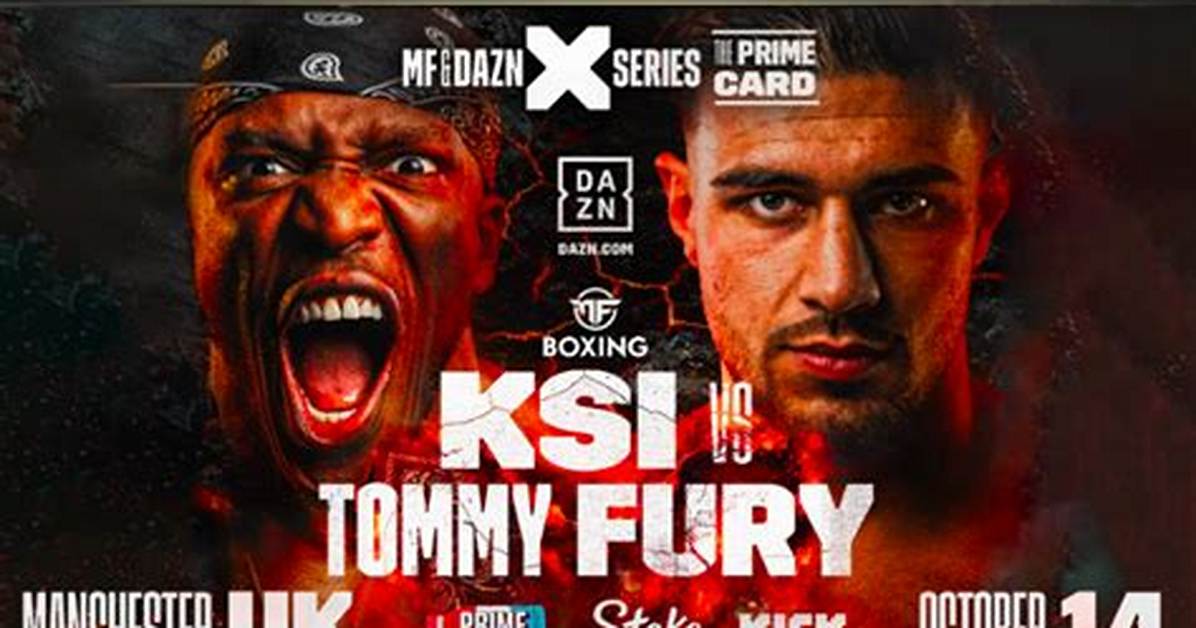 Boxing: Ksi vs Tommy Fury Odds: What Are the Odds for Their Fight?