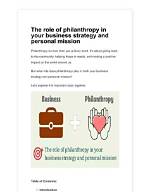 Business, Philanthropy, and Personal Triumphs