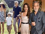 Captivating Moments: Twins Age Alexander and Ella Clooney Pictures