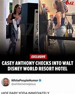 Casey Anthony Checks into Walt Disney World Resort Hotel with Friend