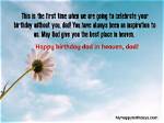 Celebrating Happy Birthdays with Dads in Heaven
