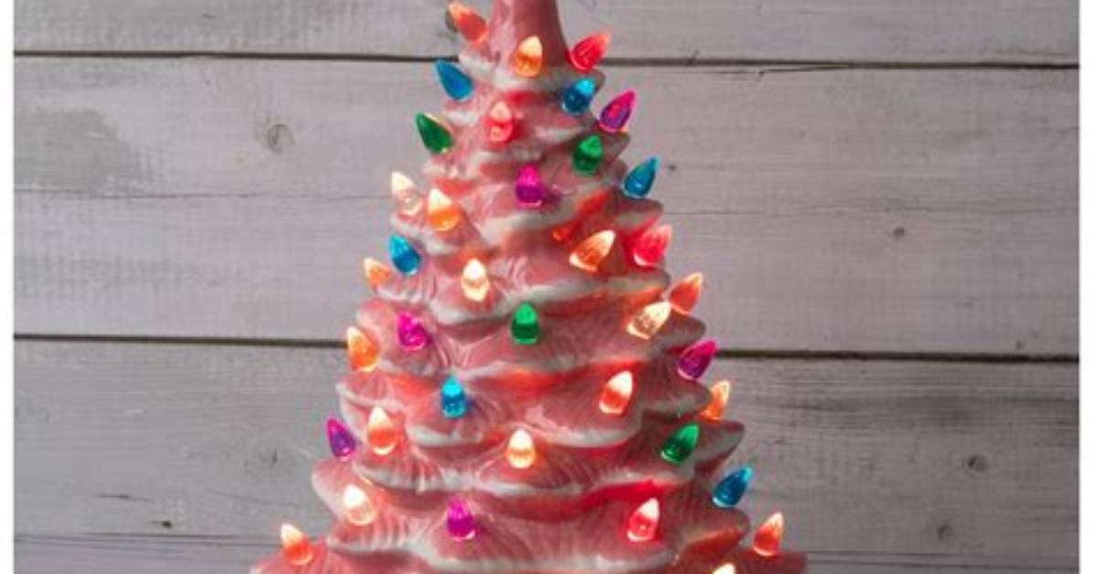 Ceramic Christmas Trees from Hobby Lobby