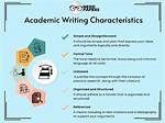 Characteristics of Academic Writing