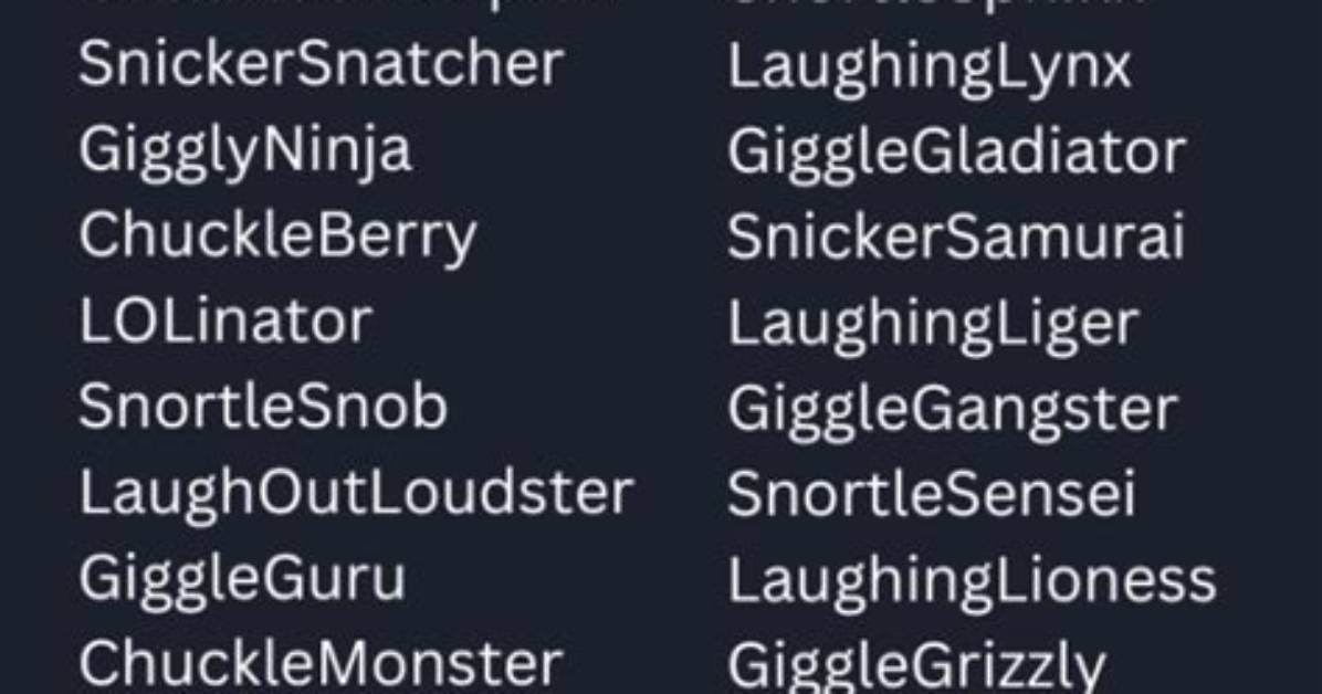 Creative and Hilarious Usernames for Every Occasion