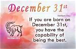 December 31 Famous Birthdays - Sunsigns. Org