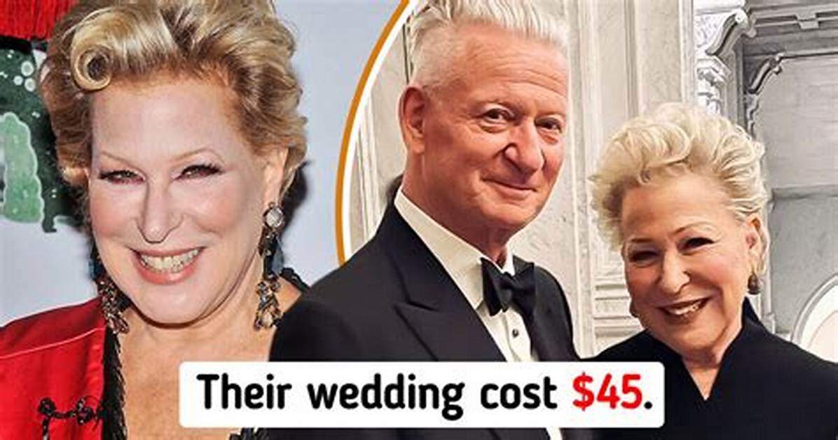 Despite Elopement After 6 Weeks of Dating, Bette Midler and Her Husband Are Still in Love After 39 Y
