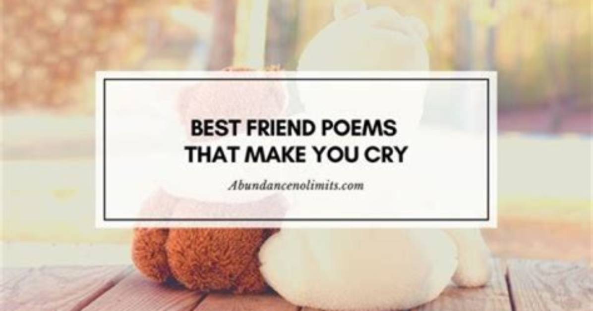Discover the Power of Sad Friend Poems
