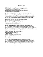 Discover the Reckless Love Lyrics: a Journey of Devotion and Passion