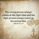 Discoveries from "Quotes About the Wrong Person"