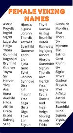 Discovering the Strength of Female Viking Names