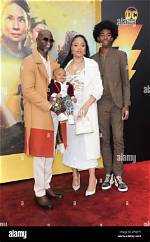 Djimon Hounsou Fiance Riza Marie and Children