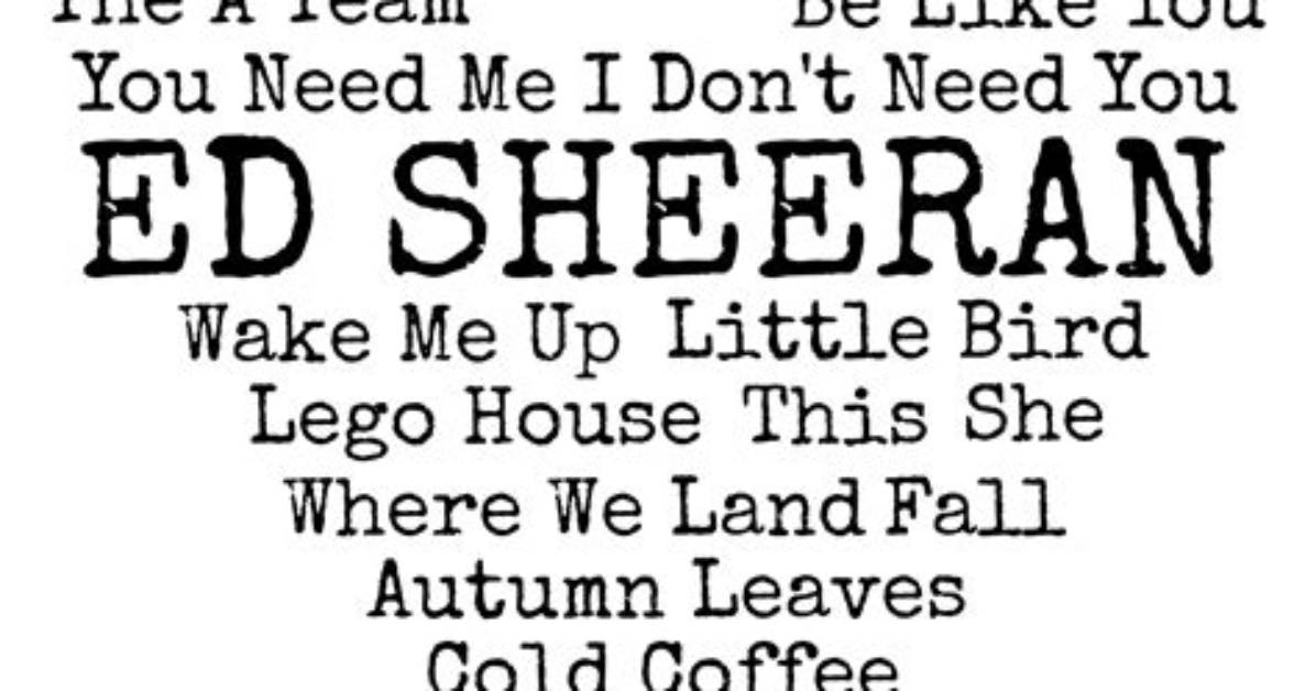 Ed Sheeran Uni Lyrics | Sparkvlog