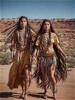 Enchanting Allure: the Beauty of Sexy Native American Girls