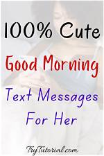 Enchanting Good Morning Texts to Radiate Her Day