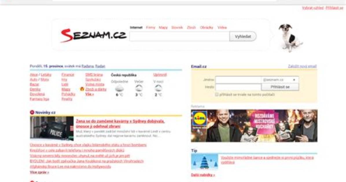 Exploring Seznam. Cz: What Can I Find There?