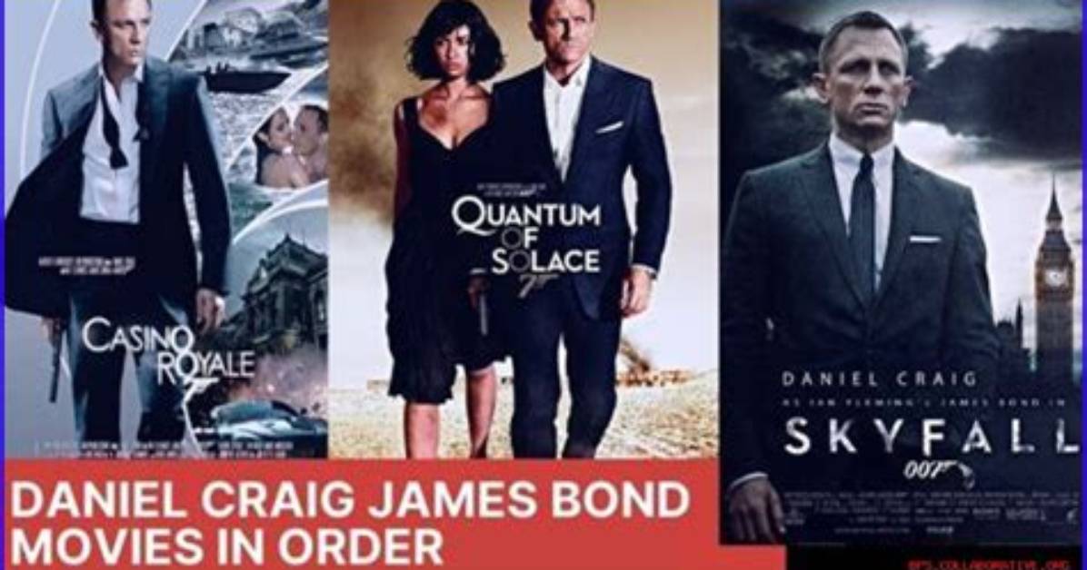 Exploring the Thrilling Legacy of Daniel Craig's Bond Movies in Order