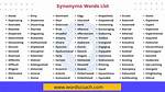 Exploring the World of Useful Synonyms