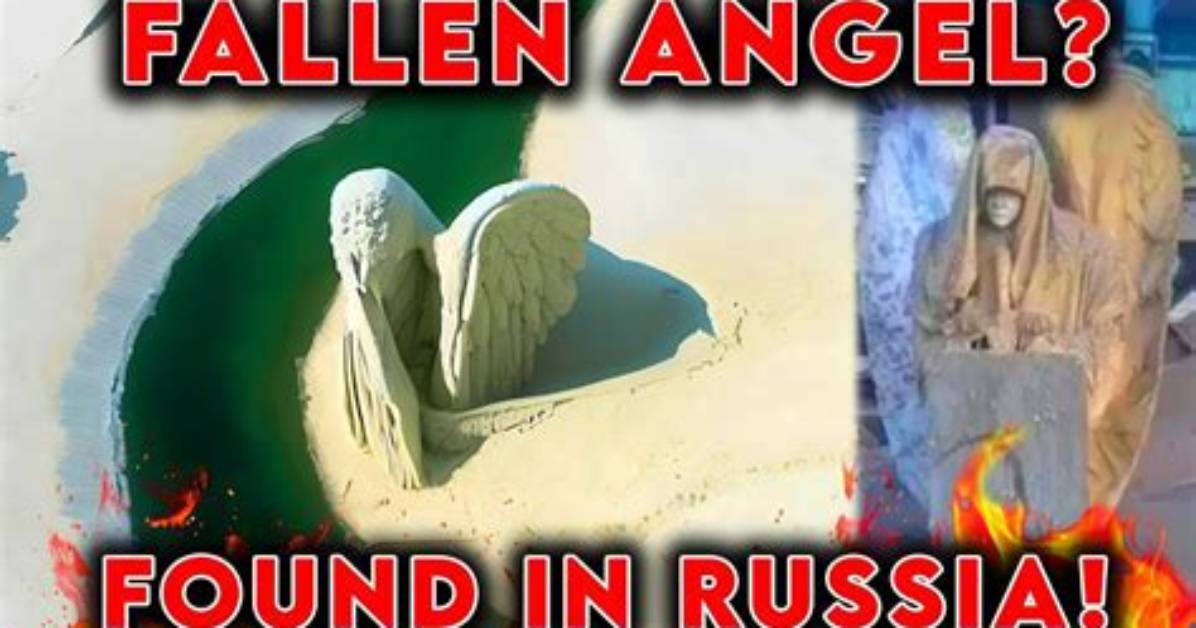 Fallen Angel Unearthed in Russian Quarry