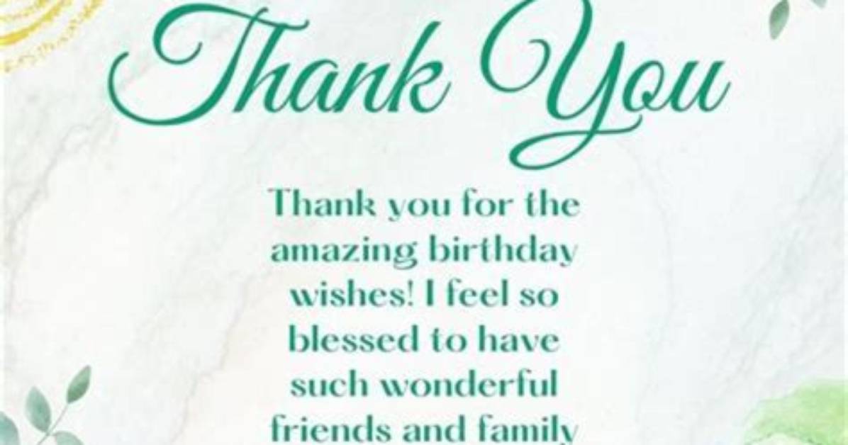 Graciously Expressing Gratitude: the Art of Birthday Thank You Replies