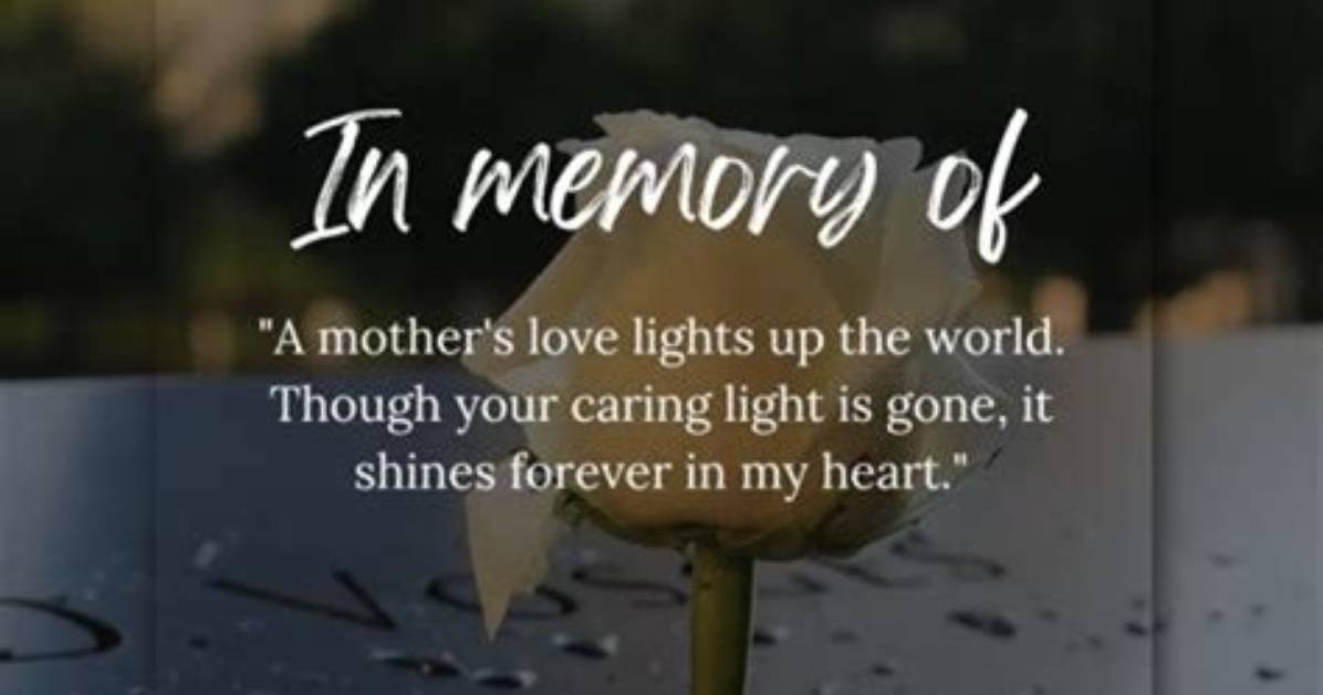 Grief and Remembrance After Losing His Mother