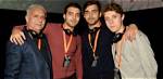 Hanif Kureishi Sons Carlo Kureishi and Sachin