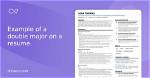 How to Write Double Major on Resume