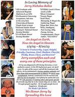 In Memory of Jerry Nicholas Ballas Cancer, Jerry Ballas Dies from Cancer
