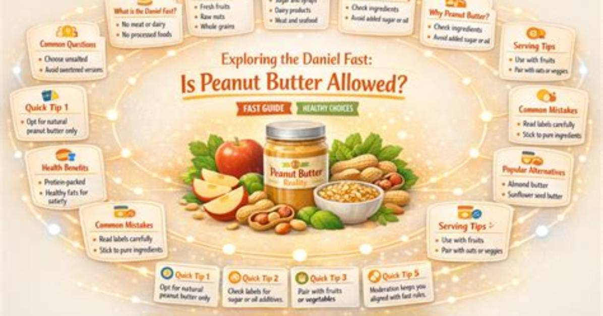 Is Peanut Butter Ok for Daniel Fast?