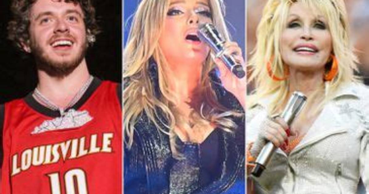 Jack Harlow, Dolly Parton to Perform on Field After Nfl Fans Booed Bebe Rexhas Side-Stage Thanks |