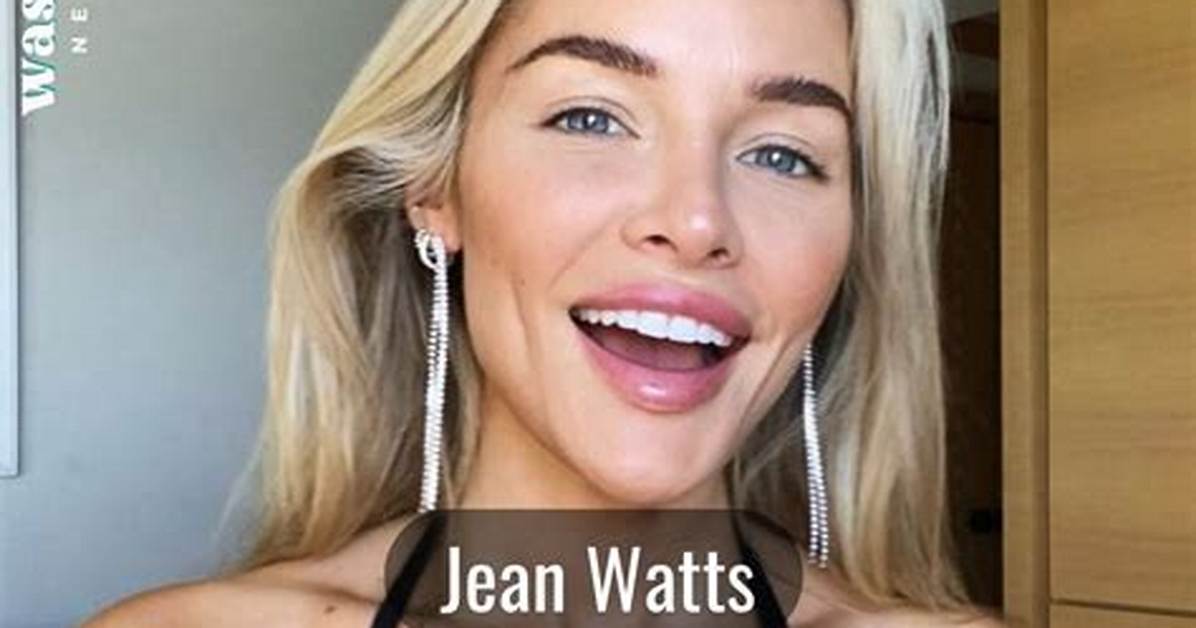 Jean Watts Height, Weight, Net Worth, Age, Wiki, Who, Instagram, Biography |
