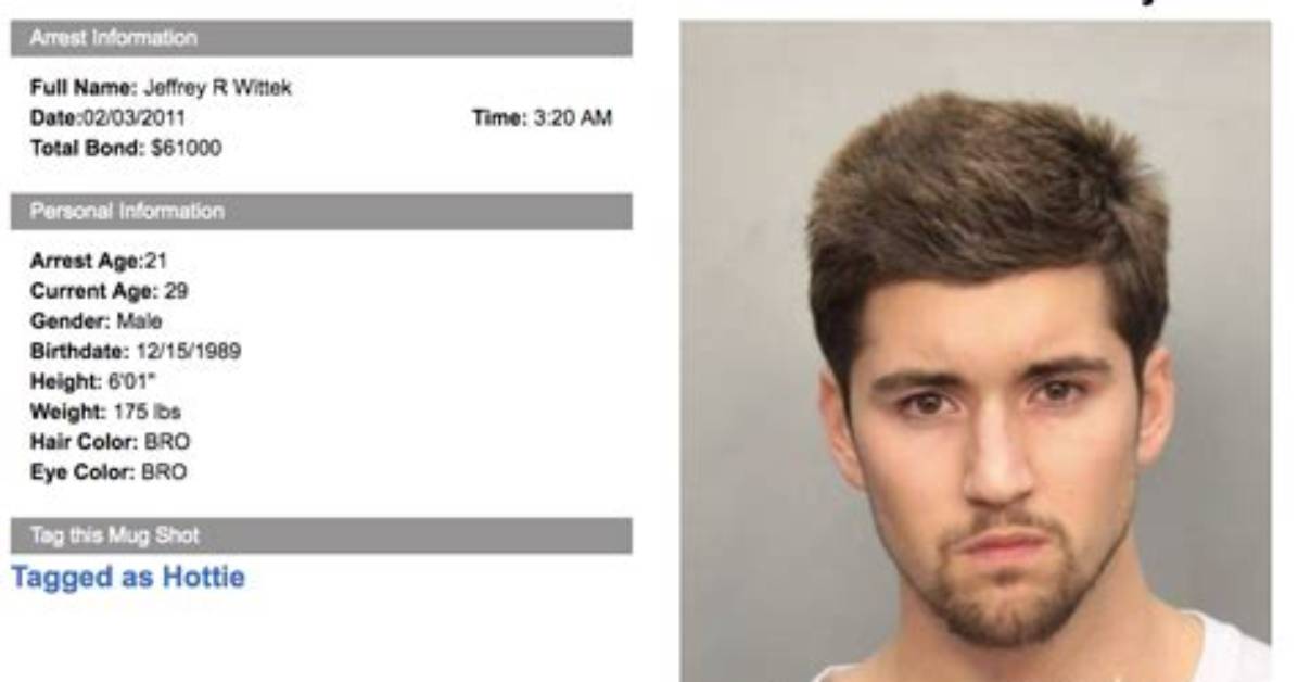 Jeff Wittek Mugshot
