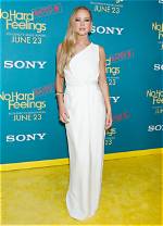 Jennifer Lawrences Sheer White Dress No Hard Feelings Party: Photos Hollywood Life |