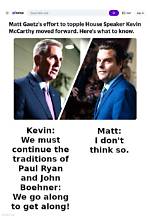 Kevin Mccarthy Speaker Meme Matt Gaetz Meme