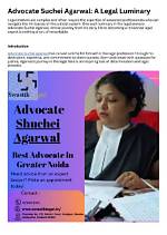 Legal Luminary and Advocate For