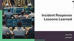 Lessons from the Brookemarkhaa Incident