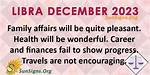 Libra December 2023 Monthly Horoscope Predictions