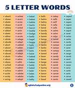List of 5 Letter Words Starting with 'Ocr'