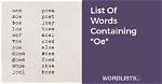 List of Words Containing 'Leas'