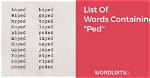 List of Words Containing 'Ple'