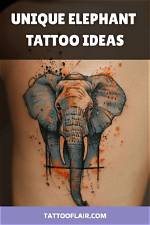 Majestic Ink: the Significance of Elephant Tattoo Neck Designs