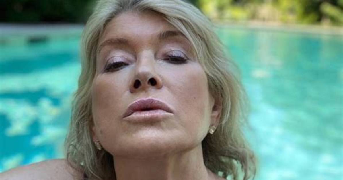 Martha Stewart, 82, Shared a Hot Selfie and People Are Pointing out a Curious Detail