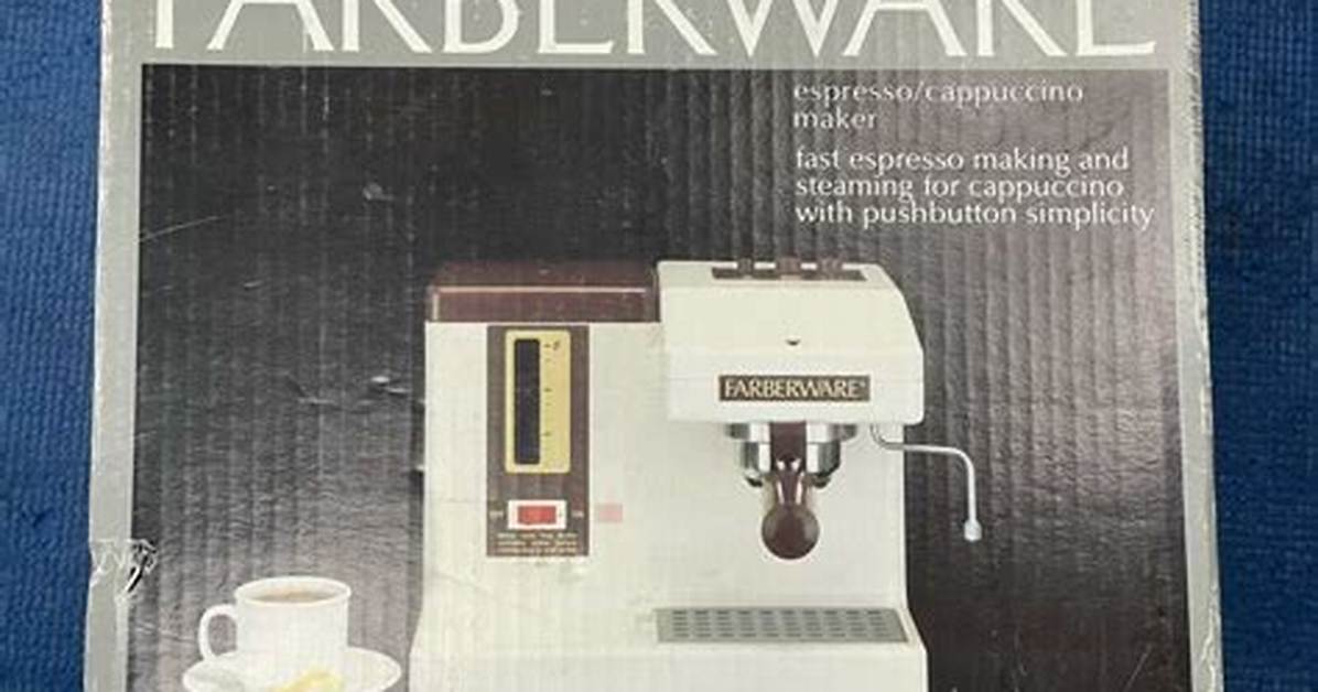 Mastering Your Farberware Espresso Machine: a Comprehensive Guide