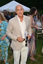 Matt Lauer Poses for Rare Photo at Charity Gala in the Hamptons ·